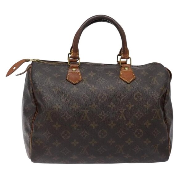 LOUIS VUITTON Monogram Speedy 30 Hand Bag M41526 LV Auth 135166 - Picture 3 of 16